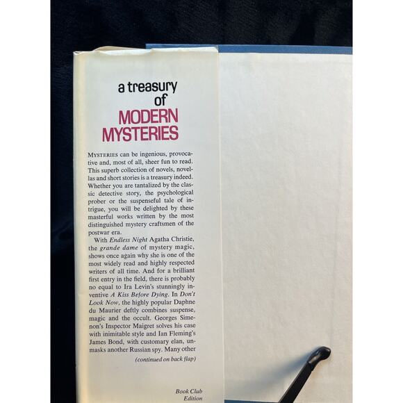 A Treasury of Modern Mysteries Volumes 1 and 2 Book Club Edition Hardcover 1973 - Picture 7 of 15